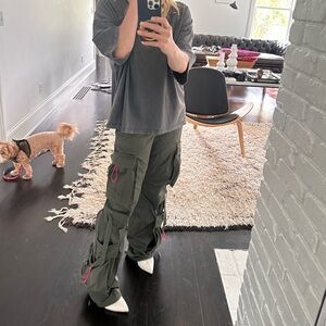DARKPARK cargo olive green cargo pant soze 36z perfect condition. Worn once!